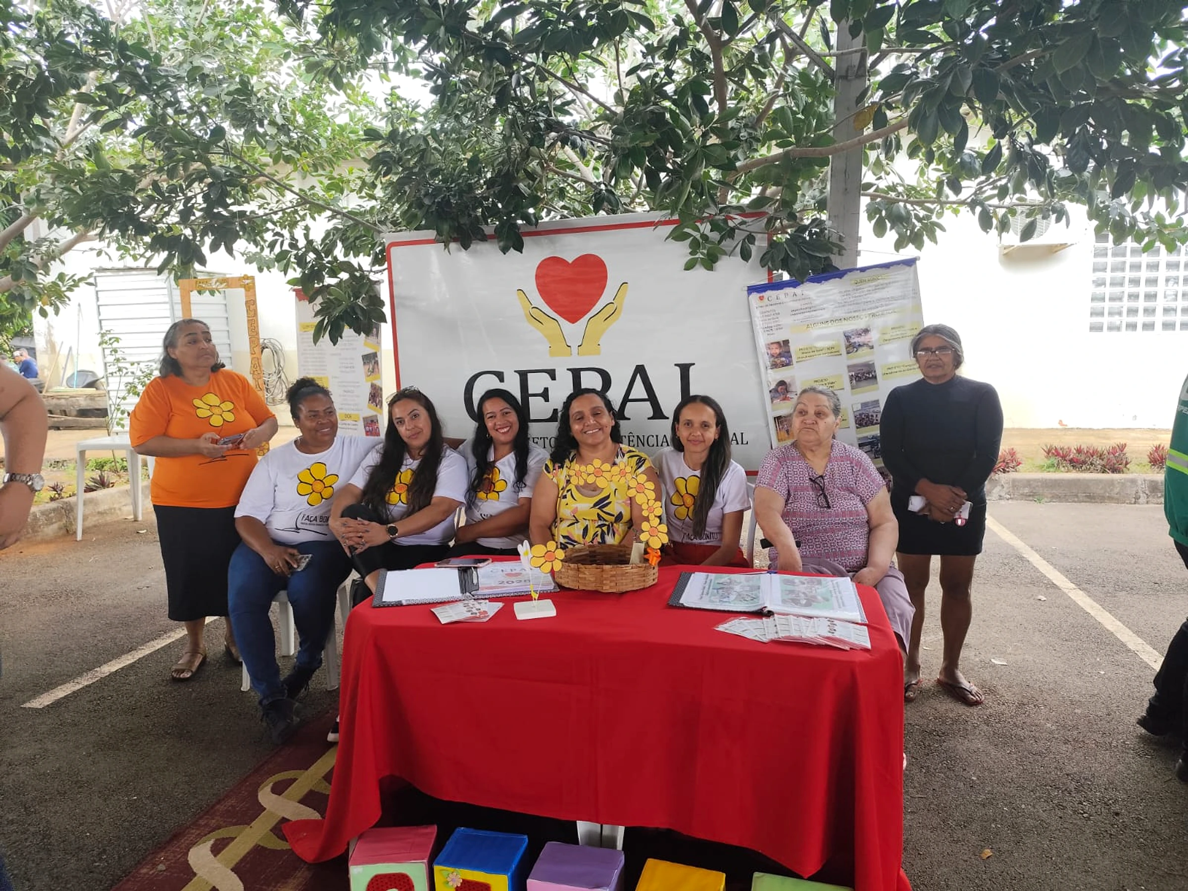 Equipe do CEPAI em ação comunitária